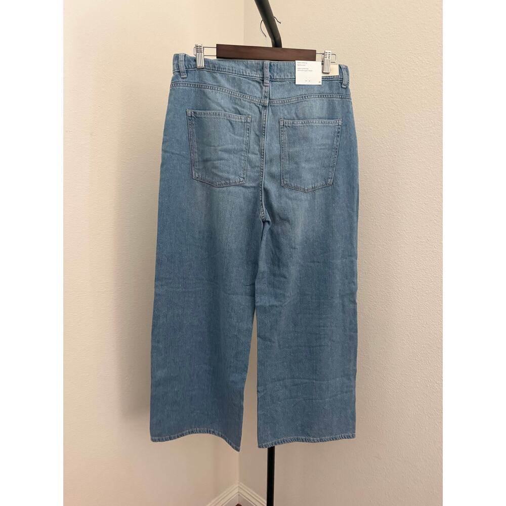 DL1961 Hepburn wide leg jeans river bank sz 30 $229 - Picture 5 of 6